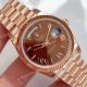 AAA Noob Rolex Day Date Chocolate Dial Rose Gold Swiss 3255 Replica Watch Men (3)_th.jpg